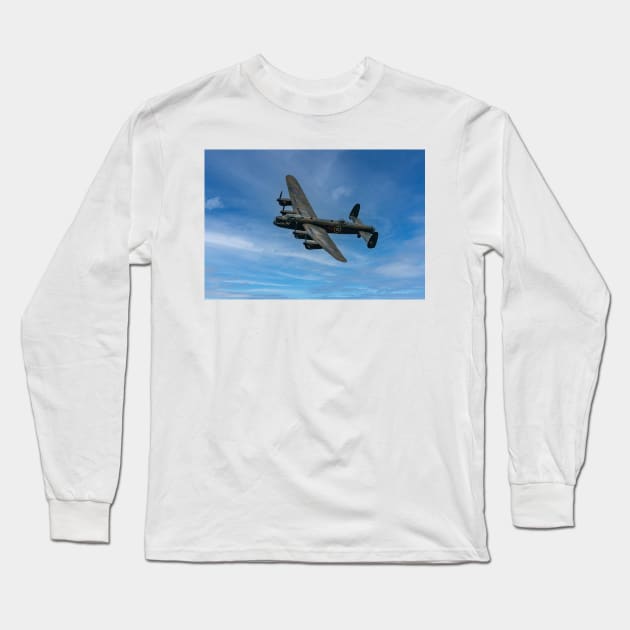 Lancaster Bomber Leader Long Sleeve T-Shirt by Shirasaya